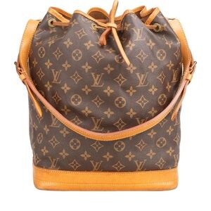 Louis Vuitton Monogram Tan and Brown Shoulder Bag